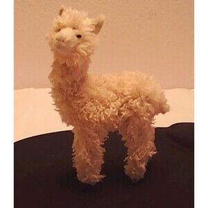 5" tall Alpaca/Llama Christmas Ornament Faux Fur and Plastic Urban Outfitters